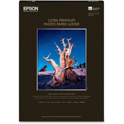 50SHT 11.7X16.5FT PREMIUM LUSTER PHOTO PAPER