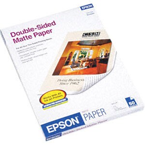 PAPIER DE PRÉSENTATION DE QUALITÉ SUPÉRIEURE MAT 50 FEUILLES DOUBLE FACE