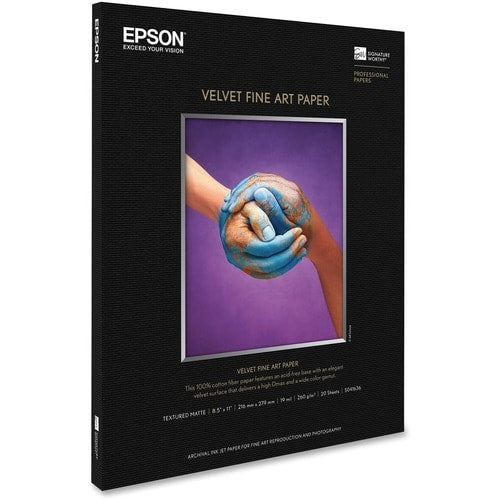 8.5X11 LETTER FINE ART PAPER VELVET F/SP2200