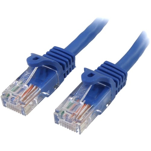 Câble patch UTP Cat5e anti-accroc bleu StarTech.com de 30,5 m