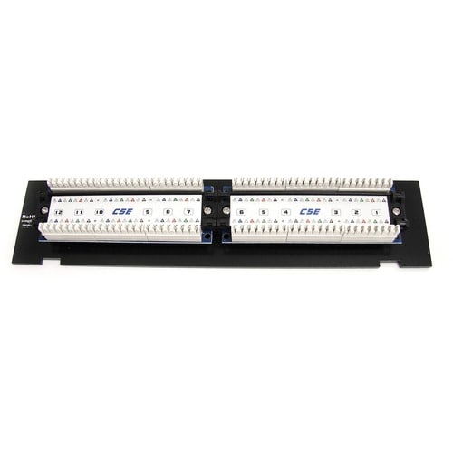 StarTech.com 1U 12 Port Wall Mount Cat5e 110 Patch Panel
