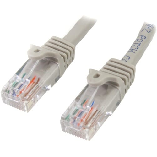 Câble patch UTP Cat5e anti-accrocs StarTech.com de 15,2 m (50 pi) gris