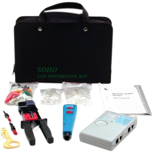 Kit d'outils d'installation réseau RJ45 professionnel StarTech.com avec étui de transport - N