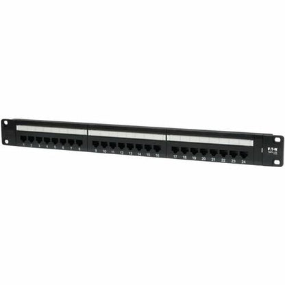 Tripp Lite 24-Port Cat5e Cat5 Rackmount Patch Panel 568B 110 Punch 1URM - 24 x RJ-45