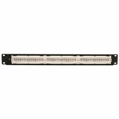Tripp Lite 24-Port Cat5e Cat5 Rackmount Patch Panel 568B 110 Punch 1URM - 24 x R