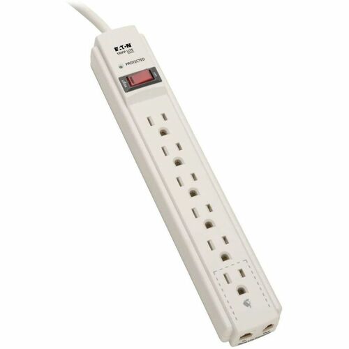 Tripp Lite TLP604TEL Protect It! 6-Outlet Surge Protector (Telephone &