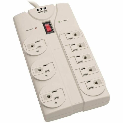 Tripp Lite series 1440 Joule 8-Outlet Surge Protector - Gray - NEMA 5-