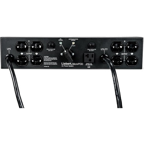 Vertiv Liebert Micro Pod 3kVA PDU - 8 x NEMA 5-20R - 3kVA - Cabinet, Rack-mountable