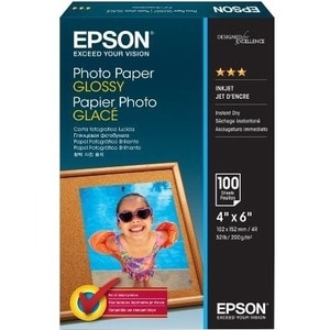 EPSON PHOTO PAPER GLOSSY 4X6 SIZE 100 SHEETS