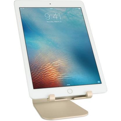 Rain Design mStand tablet stand- Gold - Angled stand provides a comfor