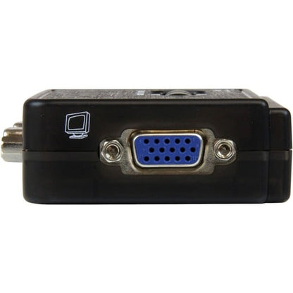 COMMUTATEUR KVM USB VGA 2 PORTS AVEC AUDIO ET CÂBLES