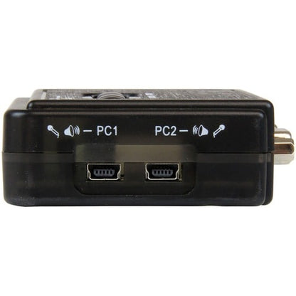 COMMUTATEUR KVM USB VGA 2 PORTS AVEC AUDIO ET CÂBLES