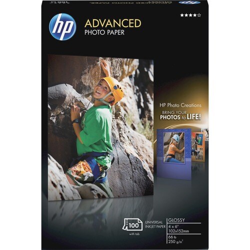 ADVANCE GLOSSY PAPER 4X6 100 SHEETS PHOTO PAPER