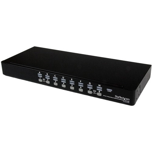 COMMUTATEUR KVM PS2 USB 16 PORTS MONTAGE EN RACK 1U AVEC OSD