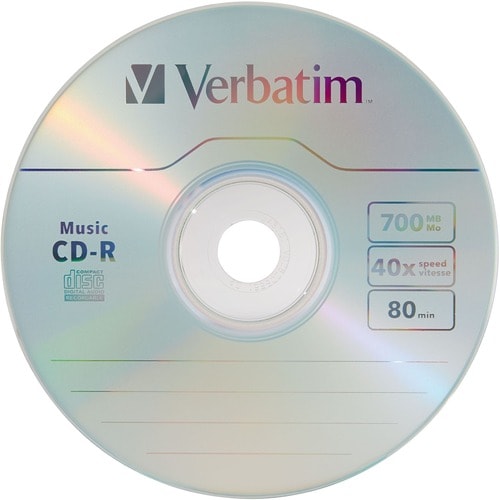 Verbatim 96155 Medio grabable de CD - CD-R - 40x - 700 MB - 2