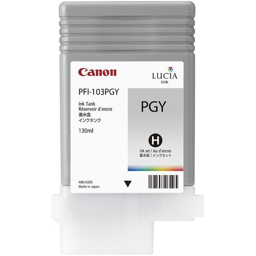 Canon PFI-103 Photo Gray Ink Cartridge - Inkjet - Photo Gray