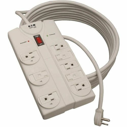 Tripp Lite Protect It! Eight-Outlet Surge Suppressor - Light Gray - NE