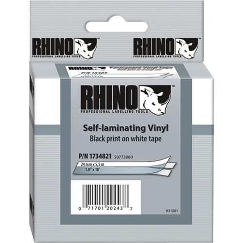 Dymo Self Laminating Thermal Label - 1\" Width x 216\" Length - White