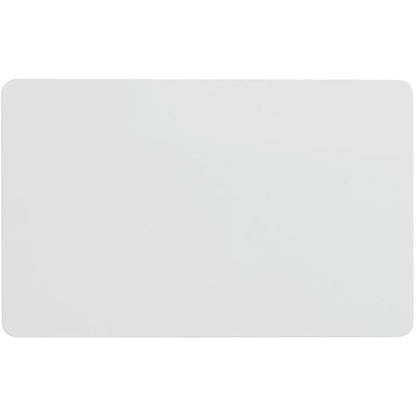 ZEBRA WHITE PVC CARDS 15MIL WITH WRITEABLE BACK 500CARDS