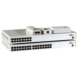 Axis 8-Port Power over Ethernet Midspan - -48 V DC Output - 8 x 10/100Base-TX Ou