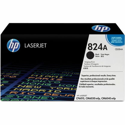 Tambour d'imagerie HP 824A (CB384A) noir d'origine LaserJet - Simple