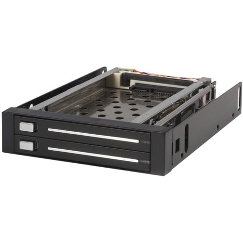 DUAL 2.5 SATA HD BAY TRAYLESS REMOVAL 3.5IN BAY