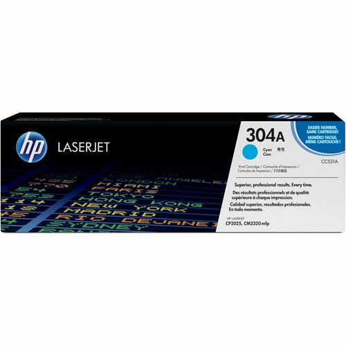 CYAN TONER CARTRIDGE FOR COLOR LASERJET CP2025 CM2320 SER