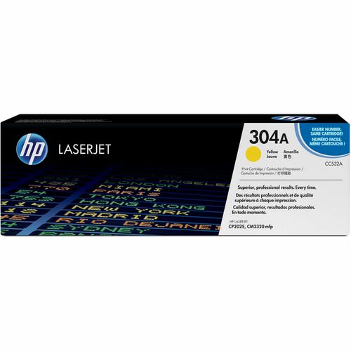 HP 304A (CC532A) Original Standard Yield Laser Toner Cartrid