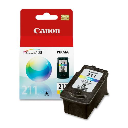 Canon CL-211 Original Inkjet Ink Cartridge - Cyan, Magenta,
