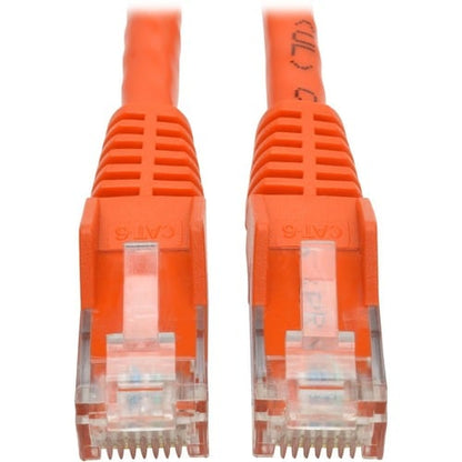 Câble réseau patch UTP Cat.6 Gigabit N201-002-OR de Tripp Lite par Eaton - 2 pi (0,6 m).