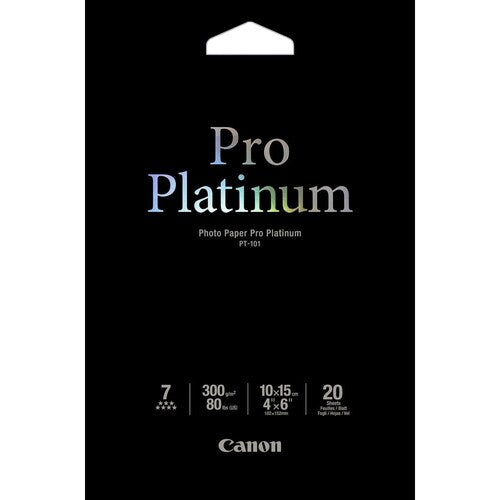 Canon Pro Platinum Photo Paper - 3 15/16" (100 mm) x 5 29/32
