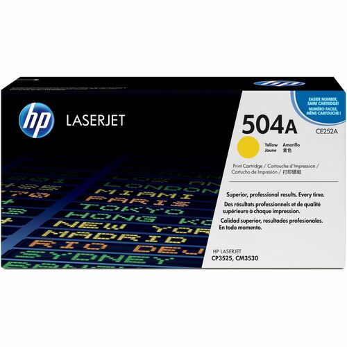 HP 504A (CE252A) Original Laser Toner Cartridge - Single Pac