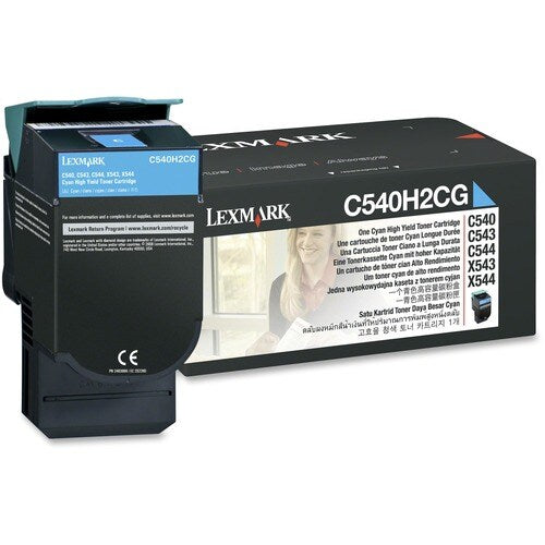 Lexmark Original Toner Cartridge - Laser - 2000 Pages - Cyan