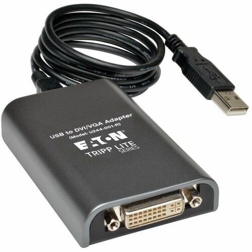 Tripp Lite par Eaton USB2.0 vers DVI et VGA Multiview Device - Fonctions : MultiView, Video C
