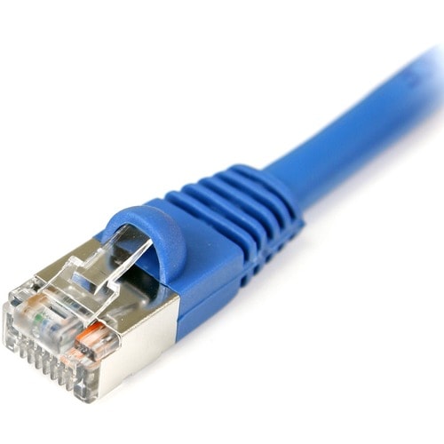 Câble patch Cat5e blindé bleu anti-accroc StarTech.com de 2,1 m