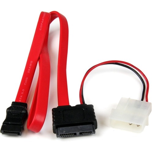 Adaptateur de câble d'alimentation SATA vers SATA Slimline 20 pouces de Star Tech.com avec LP4