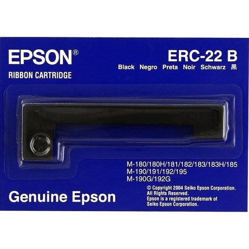 Cartucho de cinta Epson - Matriz de puntos - Negro - 1 paquete