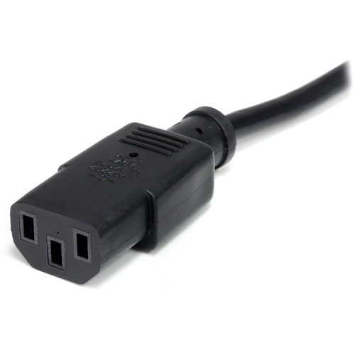 StarTech.com 1ft (30cm) Computer Power Cord