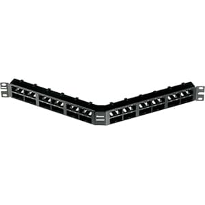 Panduit Mini-Com 48 Port Modular Patch Panel - 48 x RJ-45 - 48 Port(s) - 48 x RJ-45 - 48 x