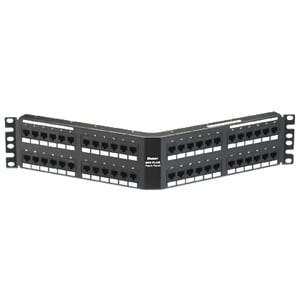 Panduit 48 Port Cat6 Angled Network Patch Panel - 48 x RJ-45 - 48 Port(s) - 48 x RJ-45 - 4