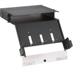 Panduit FCE2U Blank Patch Panel - 8 - 8 Port(s) - 8 x RJ-11 - 2U High - 19\" Wide - Rack-m