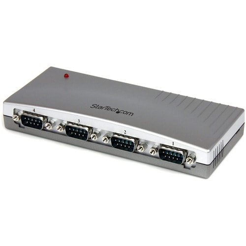 StarTech.com USB to Serial Adapter Hub - 4 Port - Bus Powered