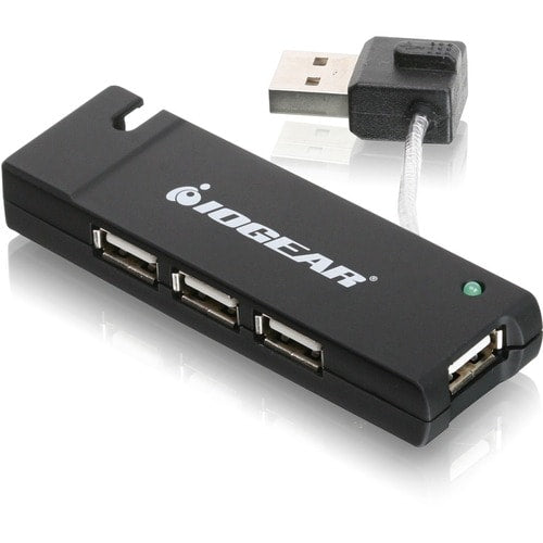Hub USB 2.0 haute vitesse IOGEAR 4 ports - 4 x USB 2.0 Type A 4 broches - Externe