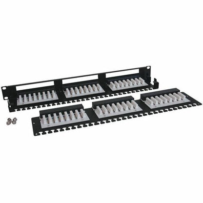 Tripp Lite 48-Port Cat6 Cat5 Patch Panel High Density 110 Punch down Rackmount 1URM TAA -