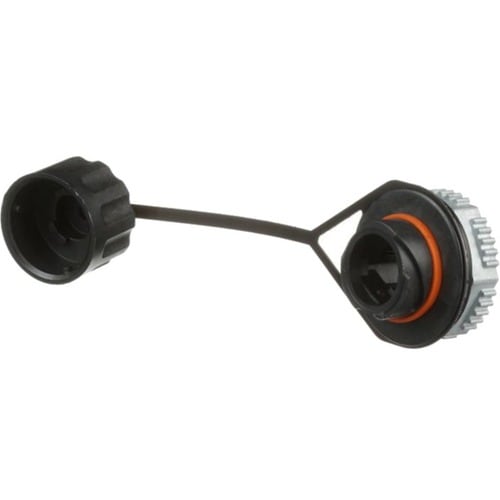 Panduit IndustrialNet Industrial Cat 5e RJ45 Shielded Bulkhead Connector
