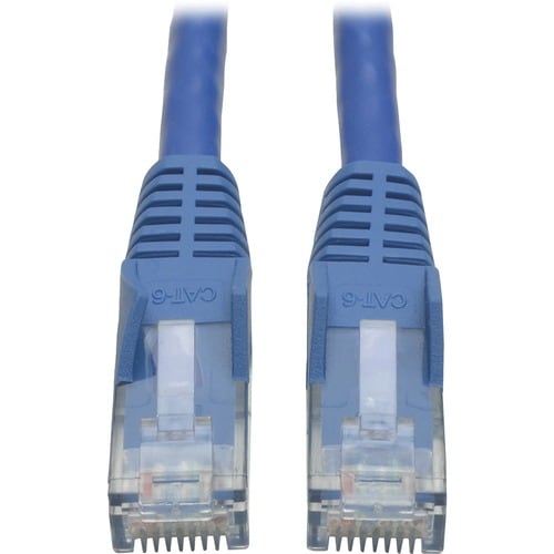 Cordon de raccordement Gigabit Cat6 bleu moulé anti-accroc de la série Tripp Lite de 30,5 m (100 pi)