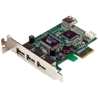 TARJETA ADAPTADORA PCIE USB 2.0 DE 4 PUERTOS DE PERFIL BAJO