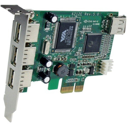TARJETA ADAPTADORA PCIE USB 2.0 DE 4 PUERTOS DE PERFIL BAJO