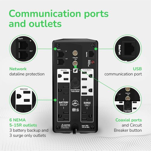 Onduleur tour APC Back-UPS RS 700 VA de Schneider Electric - 700 VA/450