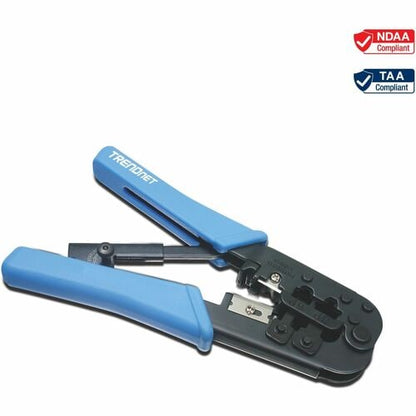 TRENDnet Crimping Tool, Crimp, Cut, And Strip Tool, For Any Ethernet or Telephon